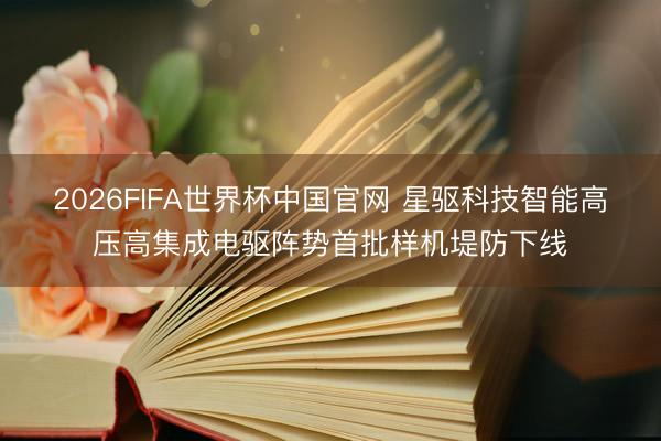 2026FIFA世界杯中国官网 星驱科技智能高压高集成电驱阵势首批样机堤防下线